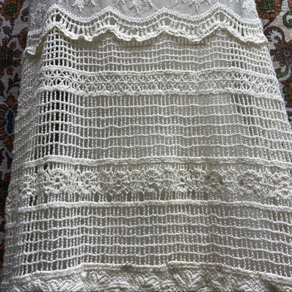 Forever 21 Ivory Open Knit / Crochet Ivory Tank - Picture 11 of 16